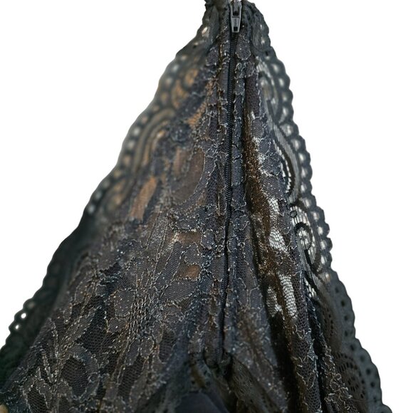 B. Darlin Halter Lace Cutout Dress With Sparkle Accents Size 15/16 Polyester Spa - Picture 8 of 12